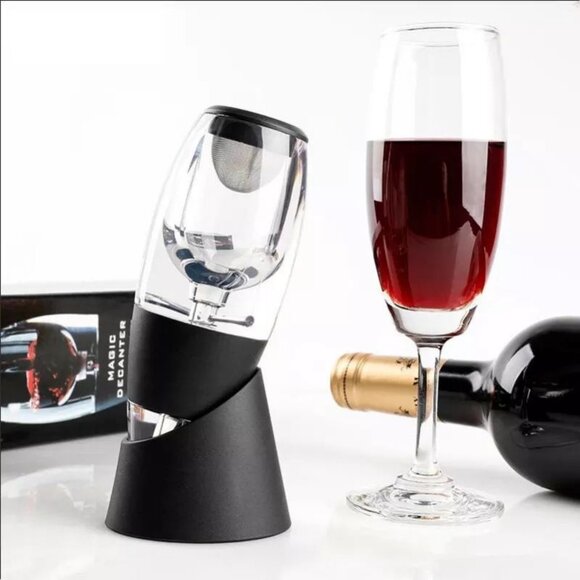 Portable Red Wine Decanter Aerator Bar Accessories Wine Whisky QuickDecanter1Set - Picture 5 of 12